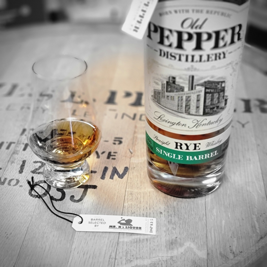 Picture of Old Pepper Rye Single Barrel Store Pick 750ml