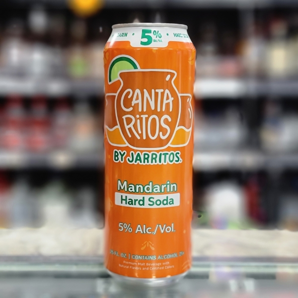 Picture of Jarritos Cantaritos Mandarin hard soda 25 oz 